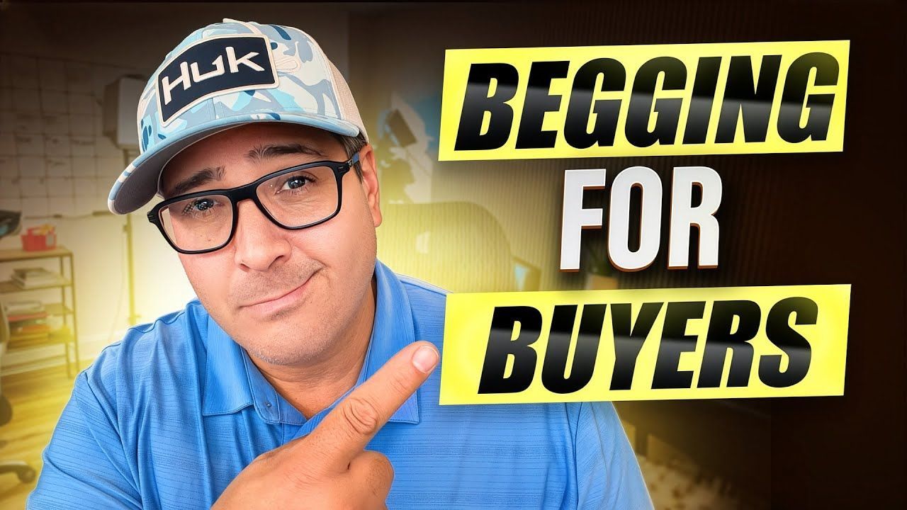 Man in cap and glasses pointing; text reads 