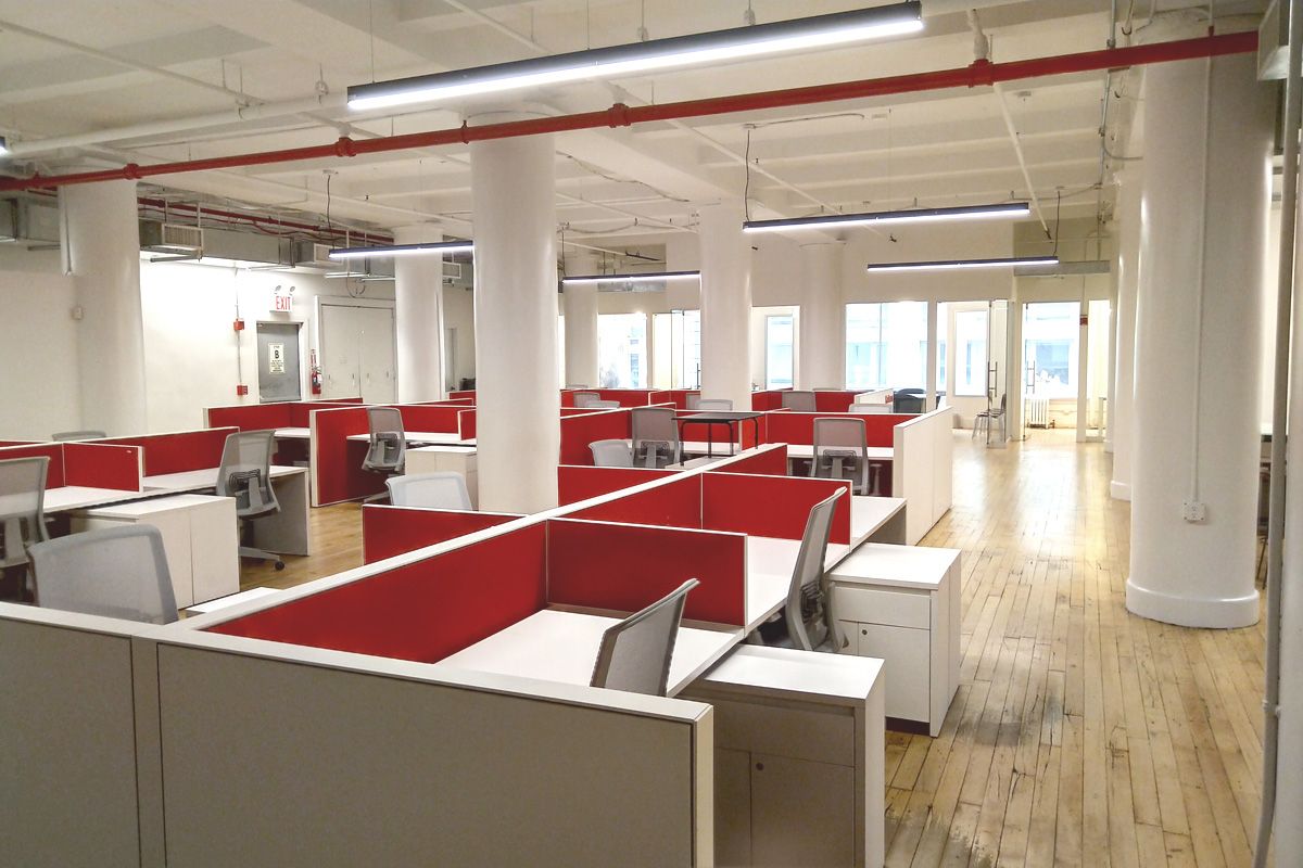 Large Open Plan Office Space, Full floor offices in the Flatiron District in Manhattan NY