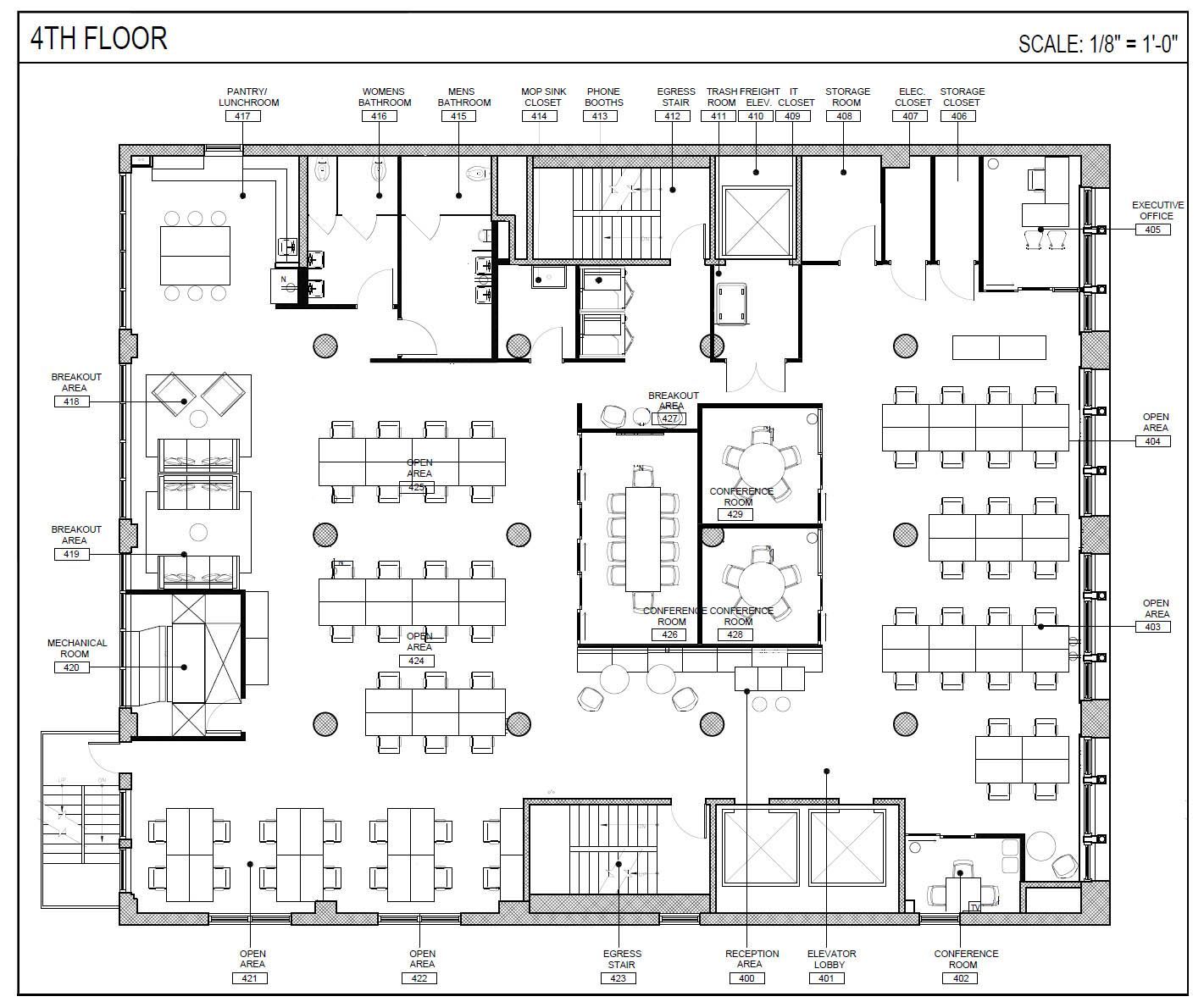 38 West 21s Street 4th Floor Plan