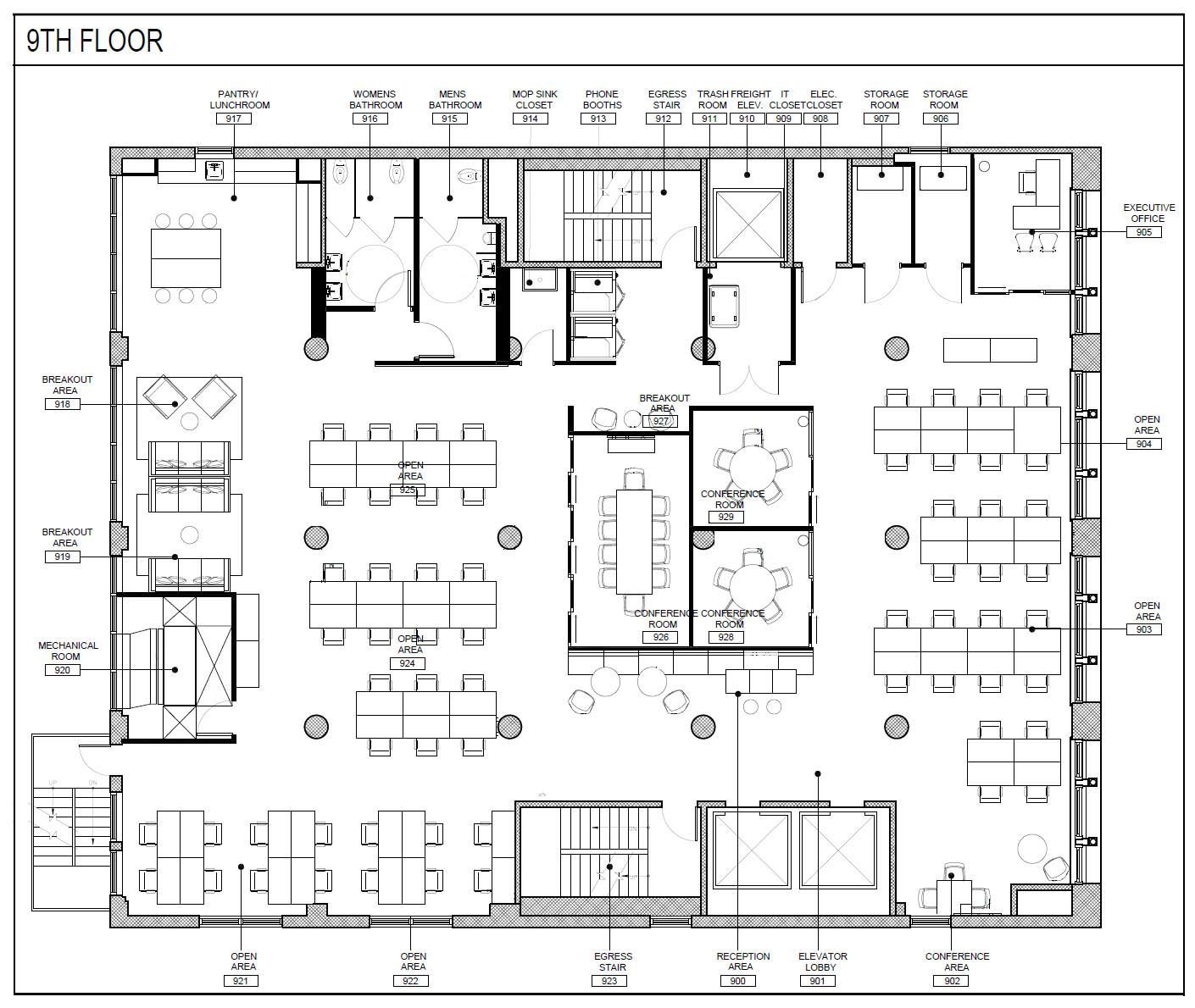 Full 7,000 SF Floor Plan