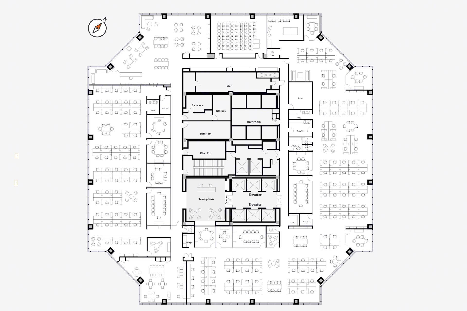 Large Open Plan Office Space