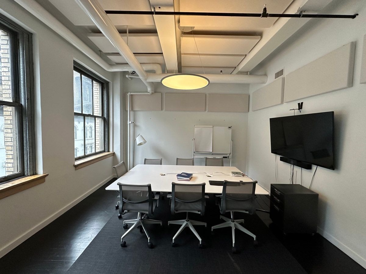 Bright Windowed Conference Room