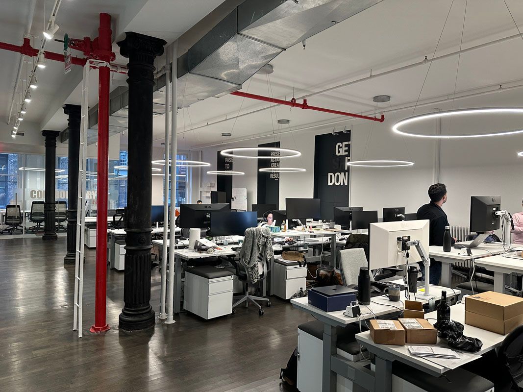 High Ceilings with Ionic Columns, Union Square office space