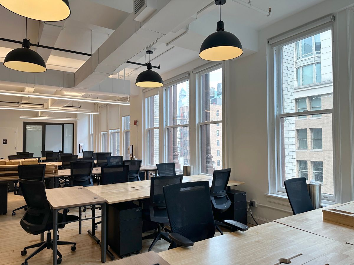 Open Plan Office Space, Full floor offices in the Flatiron District in Manhattan NY