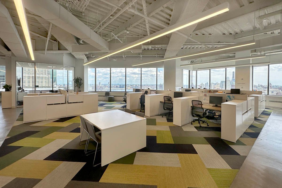 Open Plan Office with Brooklyn Bridge Views