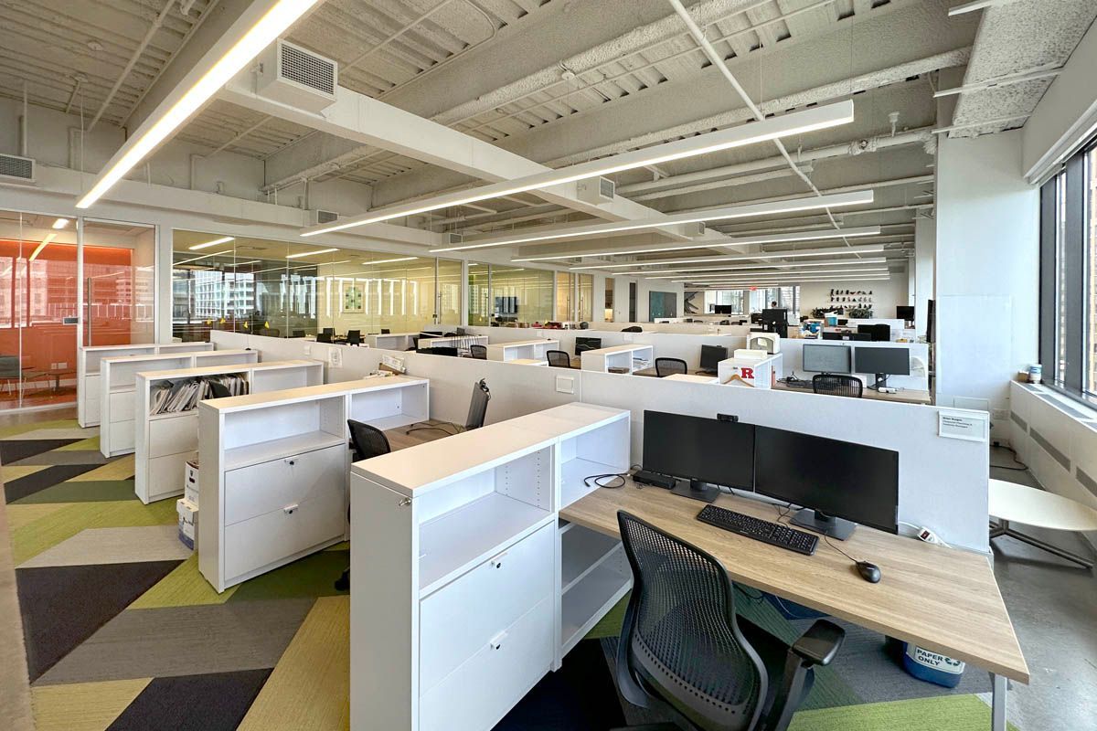 Open Plan Workstations, Financial District Offices