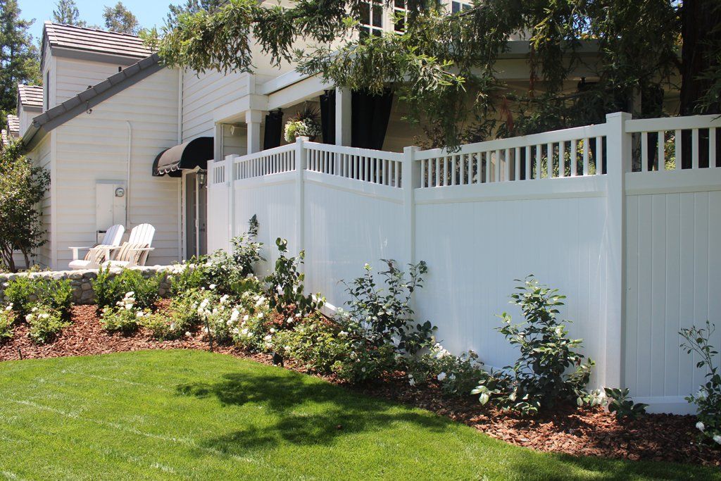 Chain Link Fencing — White Fence Gate in Anaheim, CA