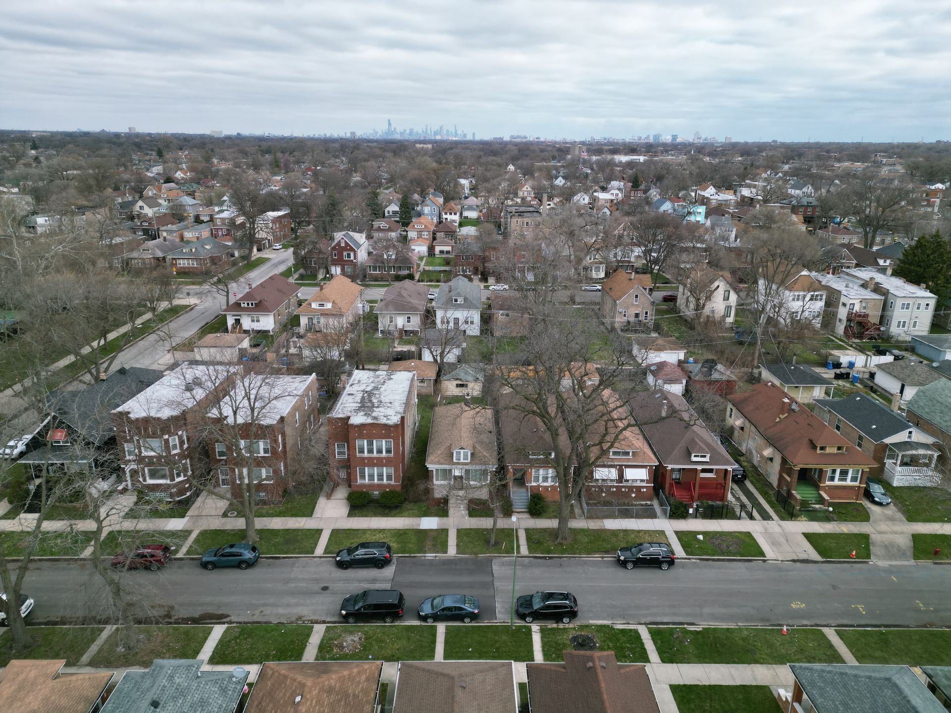 Aerial view of Chatham.