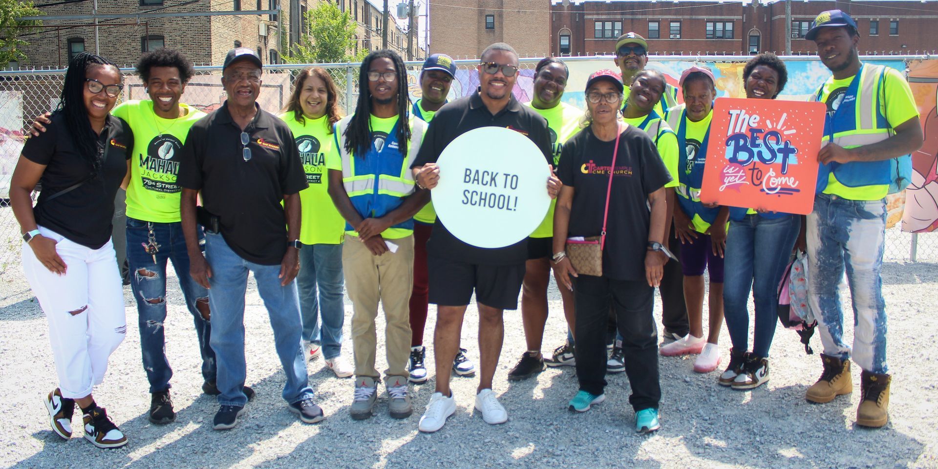 Back to School event group portrait.