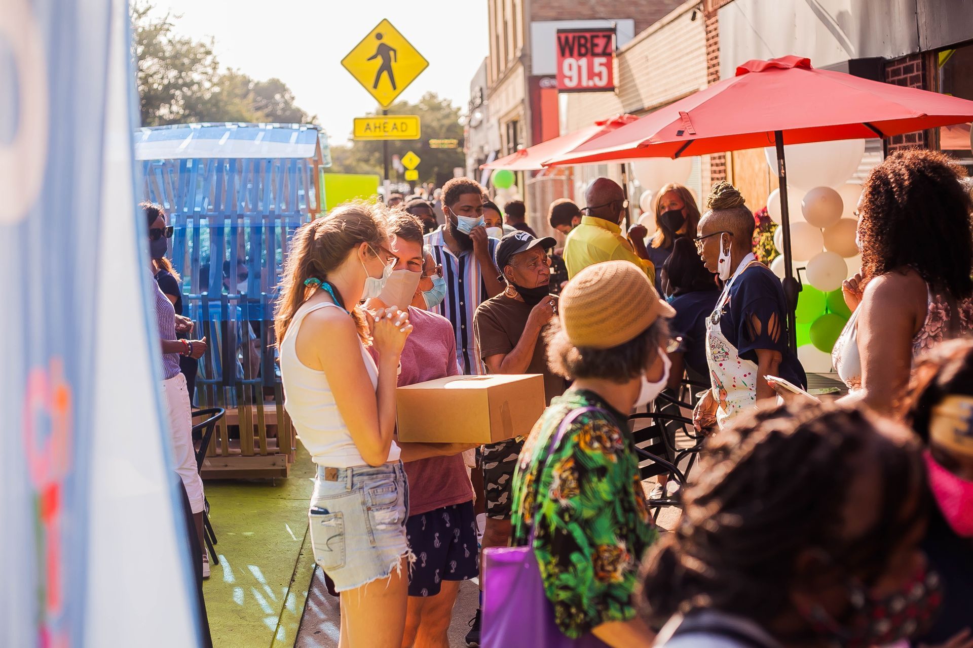 outdoor event with lots of people.