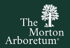 The Morton Arboretum logo: white tree graphic, text on a green background.