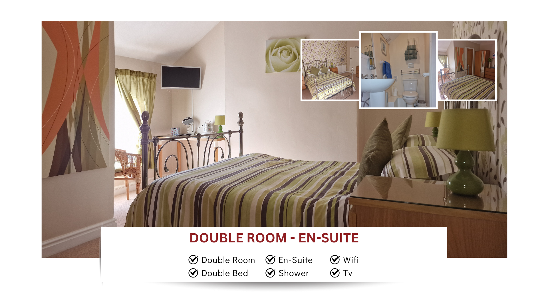 A picture of a double room in a hotel