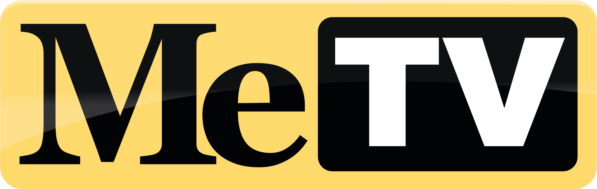 MeTV logo: black text