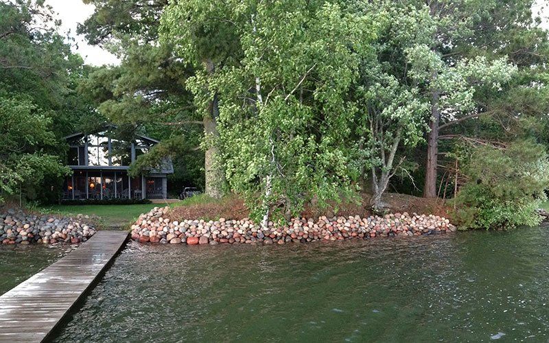 Lakeshore Stabilization Decorative — Carlton, MN — Omar's Sand & Gravel