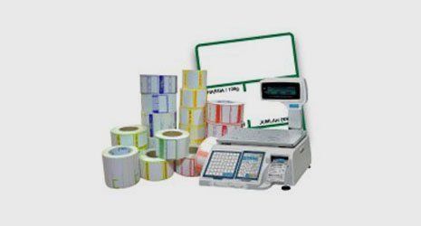 label rolls and a label printing machine