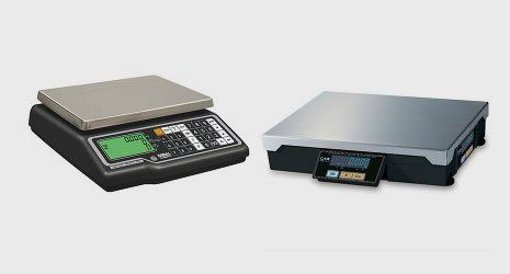 retail scales with built-in label printer