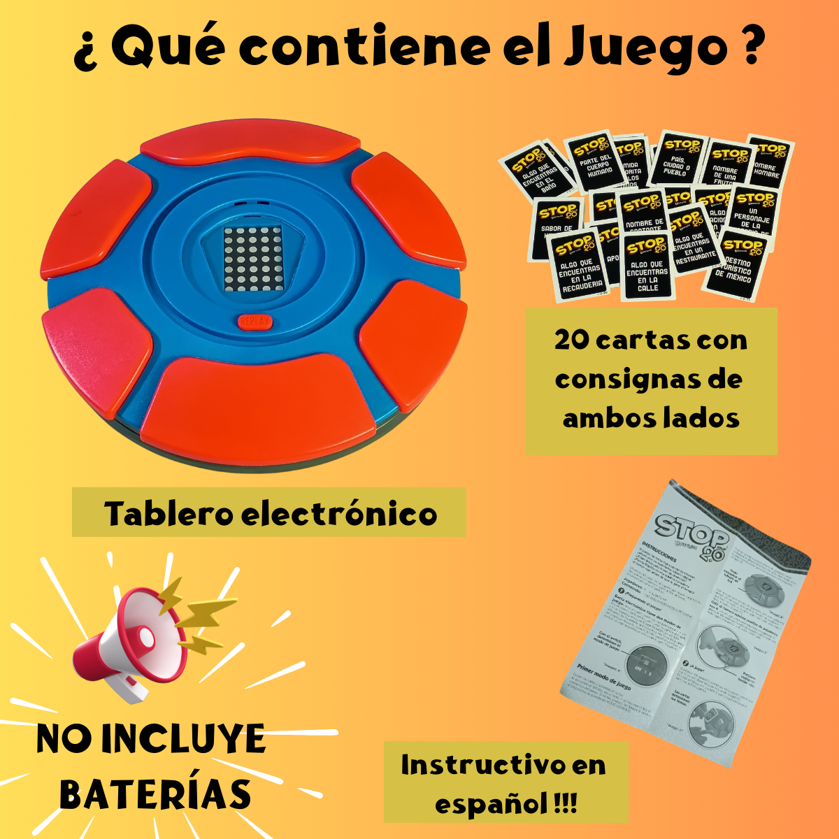 Una caja de juego de mesa y un disco con cartas.