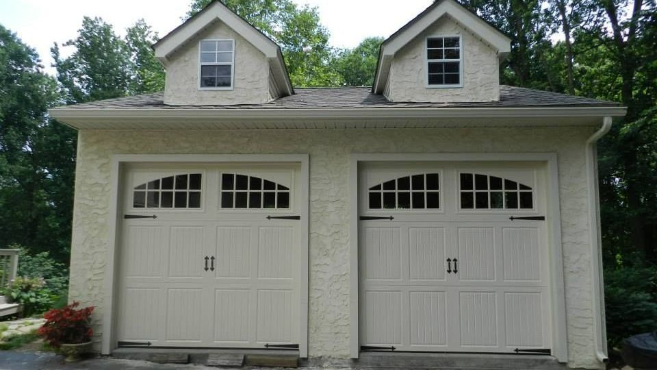 Double Garage Wooden Doors Delaware Clark and Sons Inc