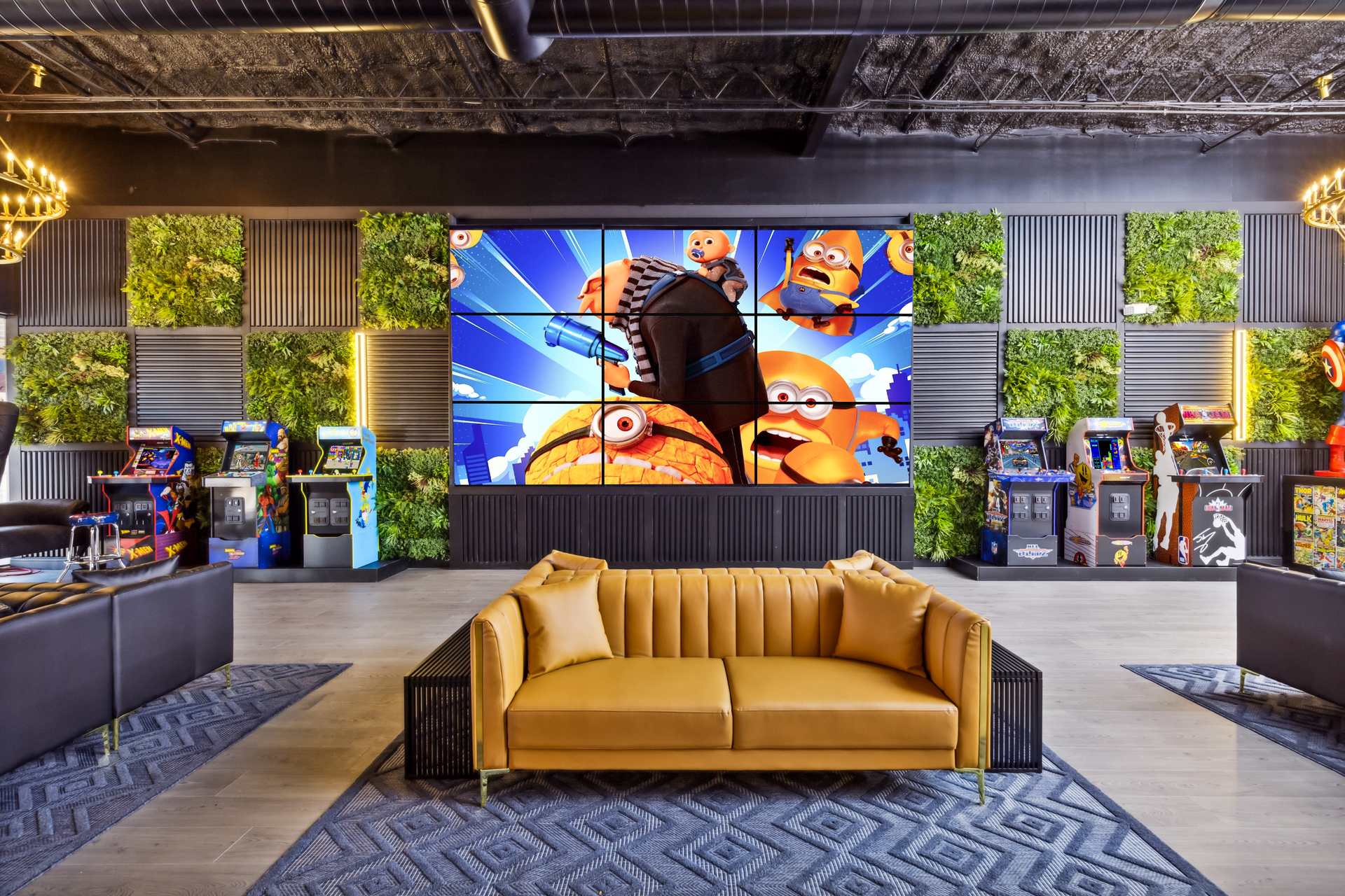 Dental Defenders - Lewisville - Lobby - Arcade- 25ft-HD-TV