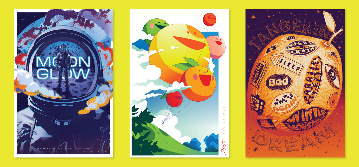 A selection of 2024 Wallflower Posters