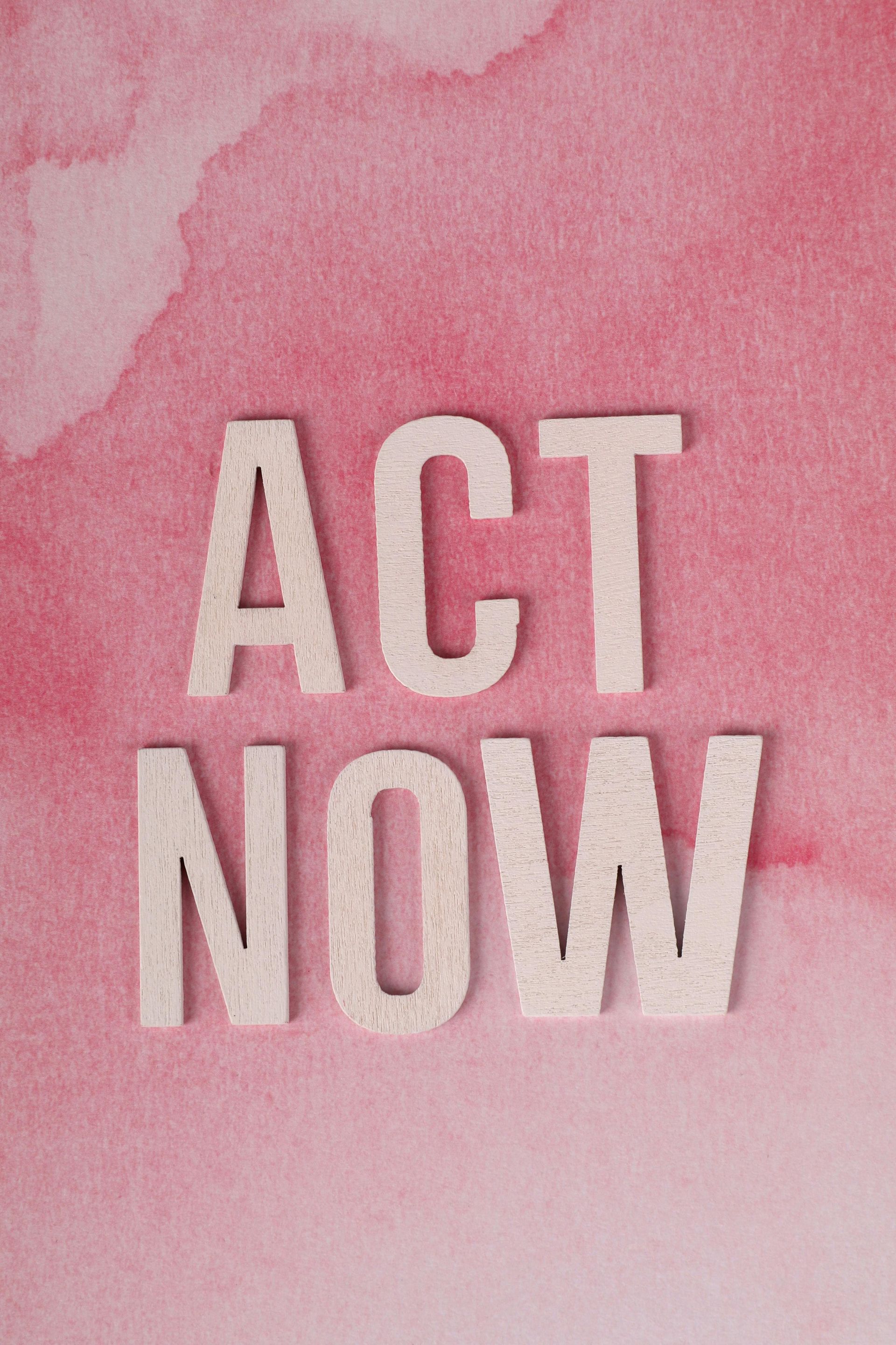 On a background of pink