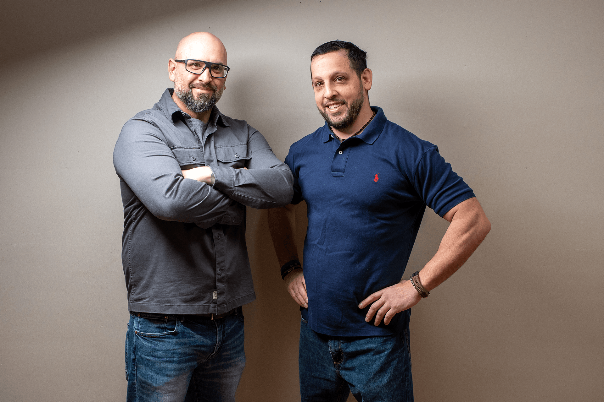 Herb and Tony. Madara Gutter Services Team