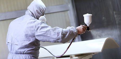 We use quality paints and equipment for resprays