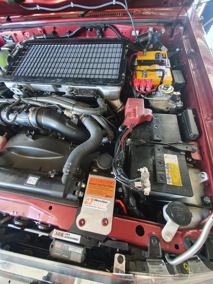 Toyota Landcruiser VDJ79 Pre Fuel Filter Fitted — Aspire Diesel In Gracemere QLD