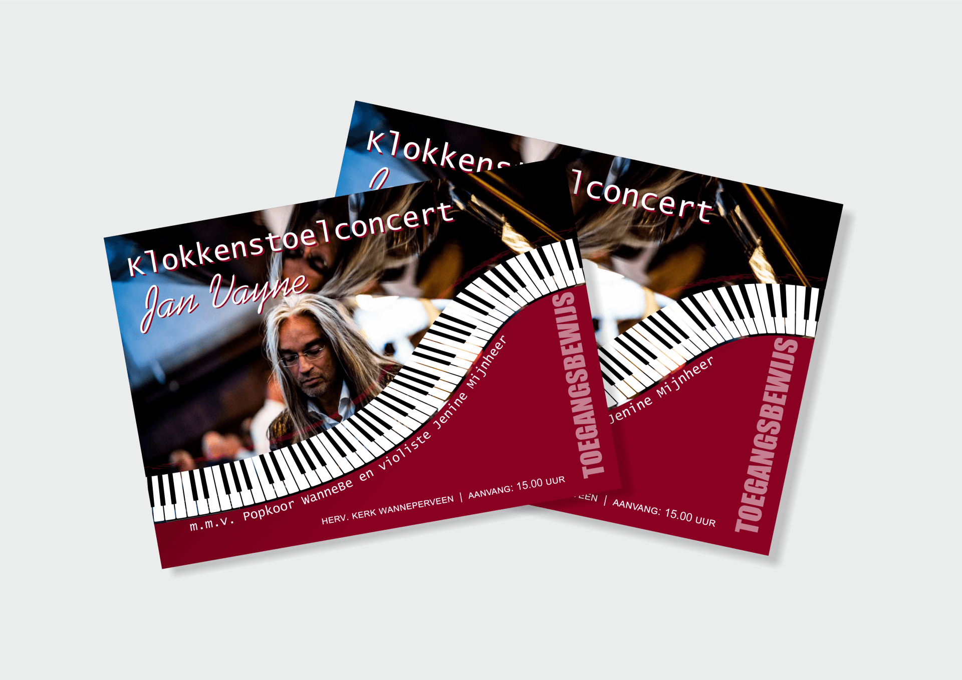 Toegangsbewijs - Rontwerp design