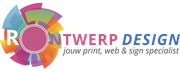 Een kleurrijk logo voor een bedrijf genaamd ontwerp design