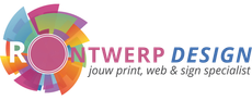 Een kleurrijk logo voor een bedrijf genaamd ontwerp design