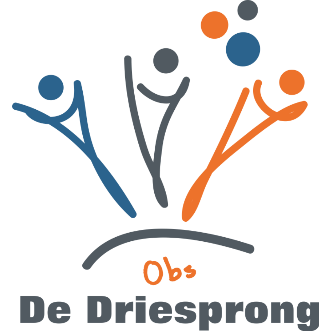 Een logo voor de driesprong toont een groep mensen