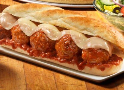 meatball sub with cheese — Pizzeria in Poughkeepsie, NY