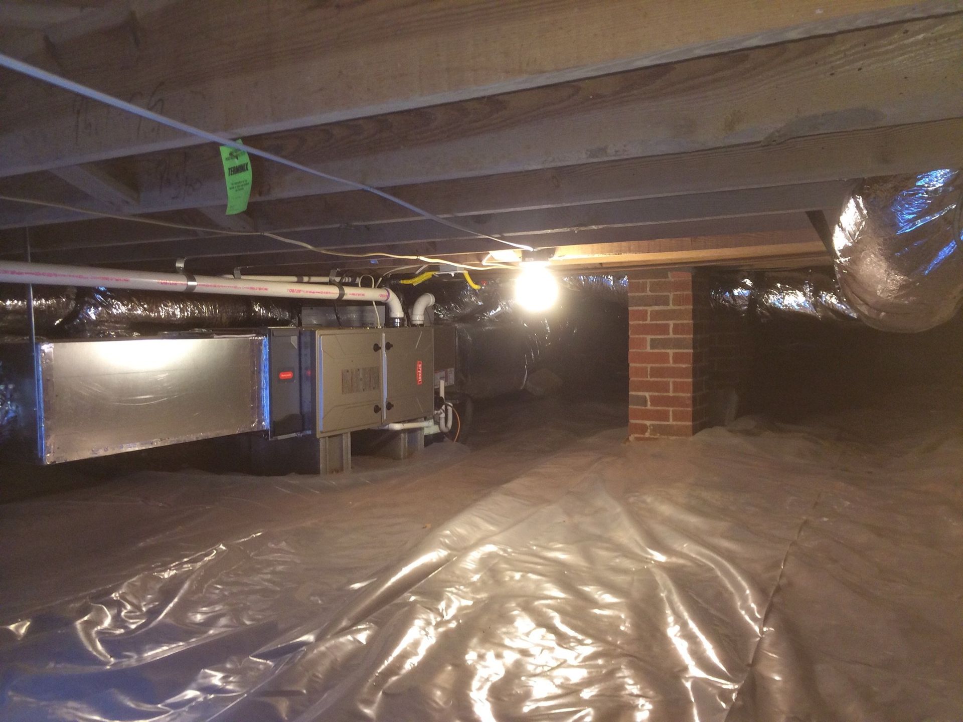 A small attic in a home