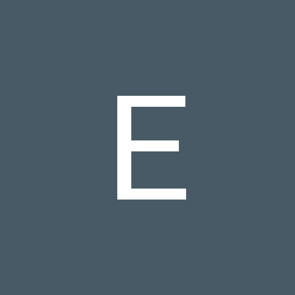 The letter e is white on a blue background.