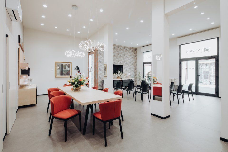Sala per eventi di moda del settore ottico