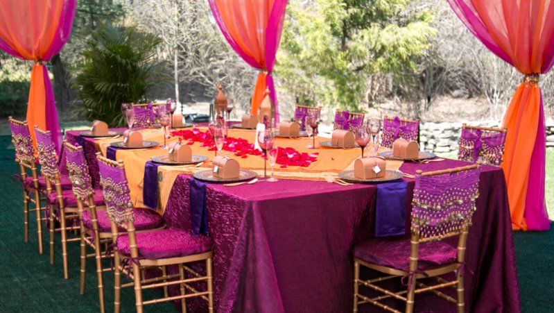 Arabian Nights Party Table Decor