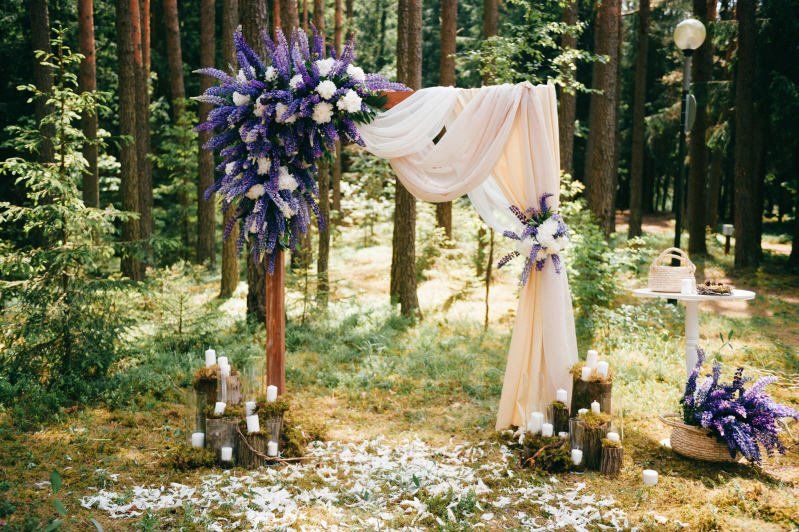 Wedding celebration Bohemian styled wedding outdoor arch