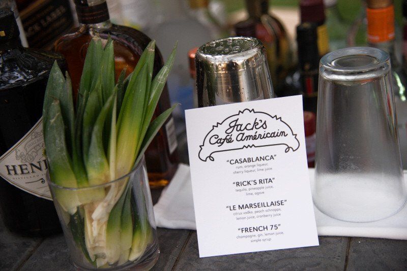 Adult Social Event Casablanca themed party drinks