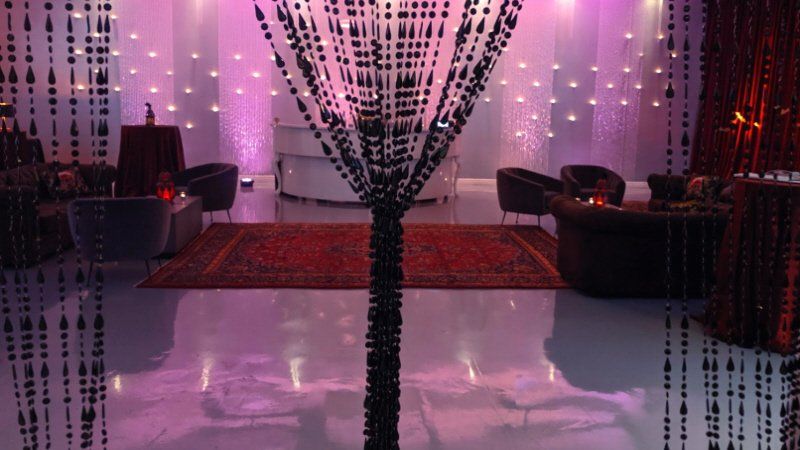 Gothic Beaded Entrance Decorations