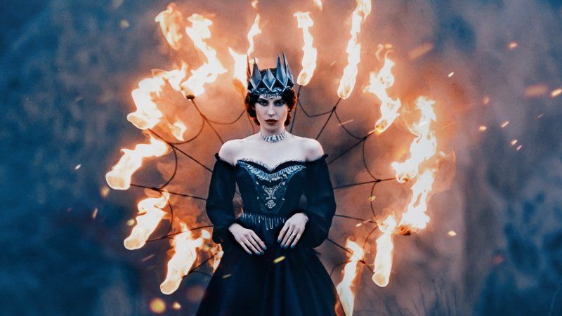 Gothic Theme Fire Show