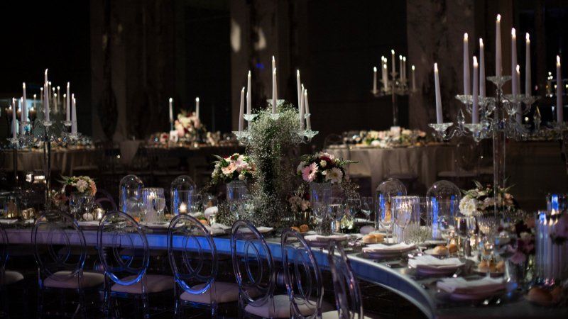 Gothic Wedding Decorations Candles