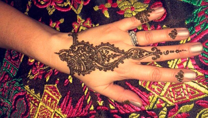 Henna Hand Art