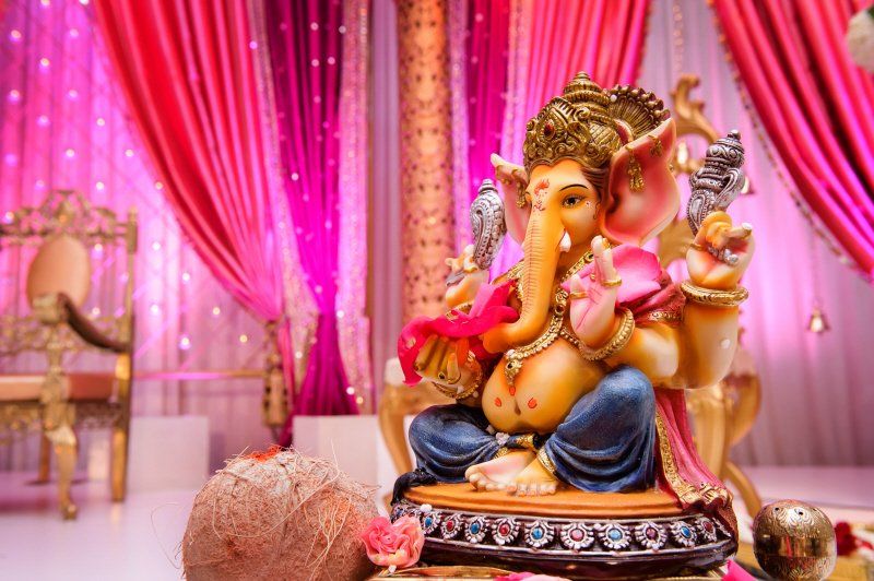 Wedding celebration Indian Ganesh Statue