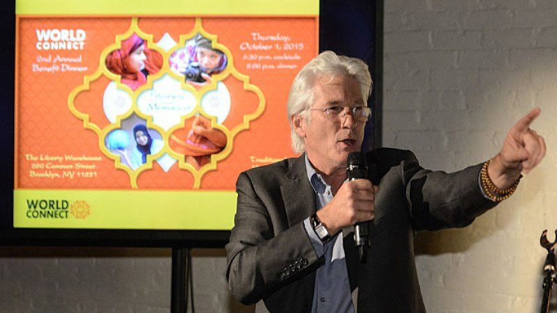 Galas and fundraising Moroccan themed event auction with Richard Geer as auctioneer