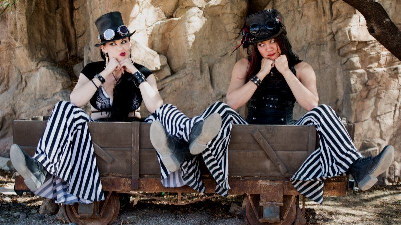 Ladies in Steampunk Fashions