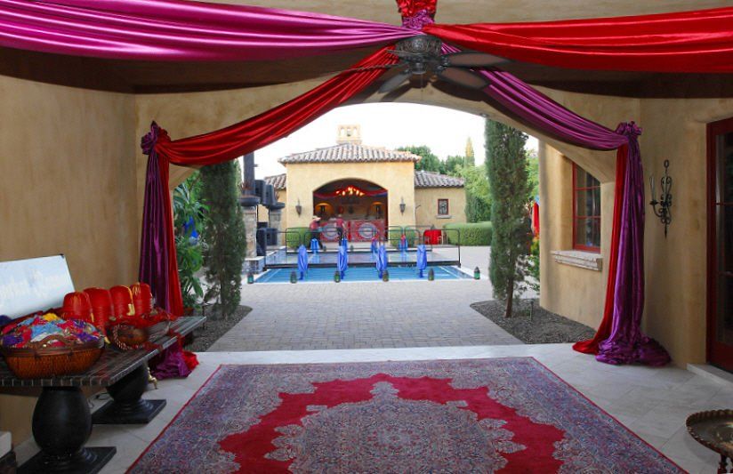 Carpet and dance floors image showing Arabian themed rug