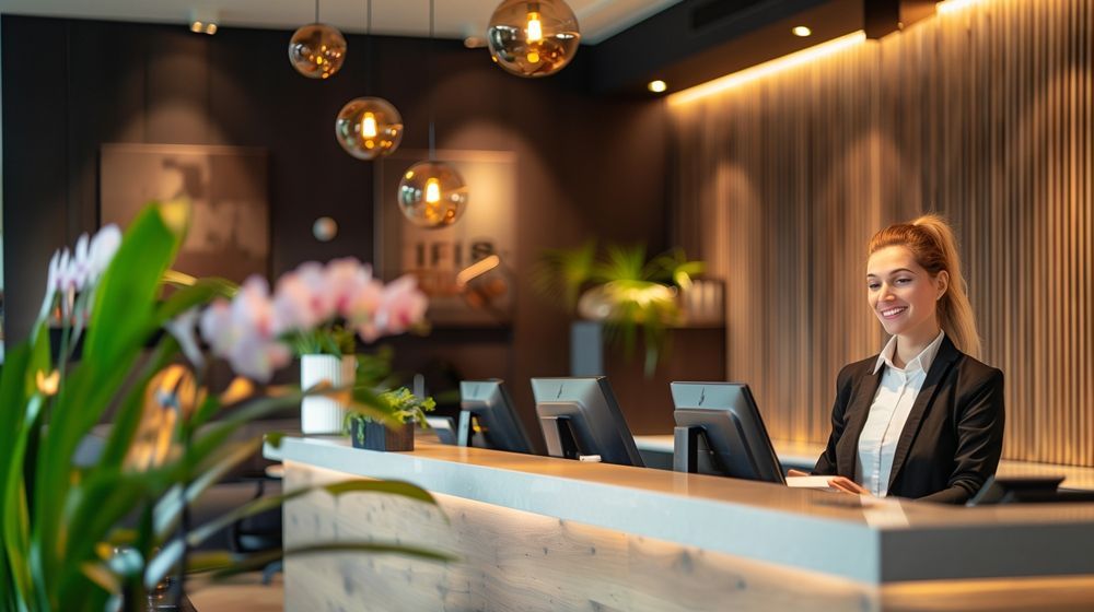 Hands holding a glowing globe of the Earth, interconnected with lines and dots.