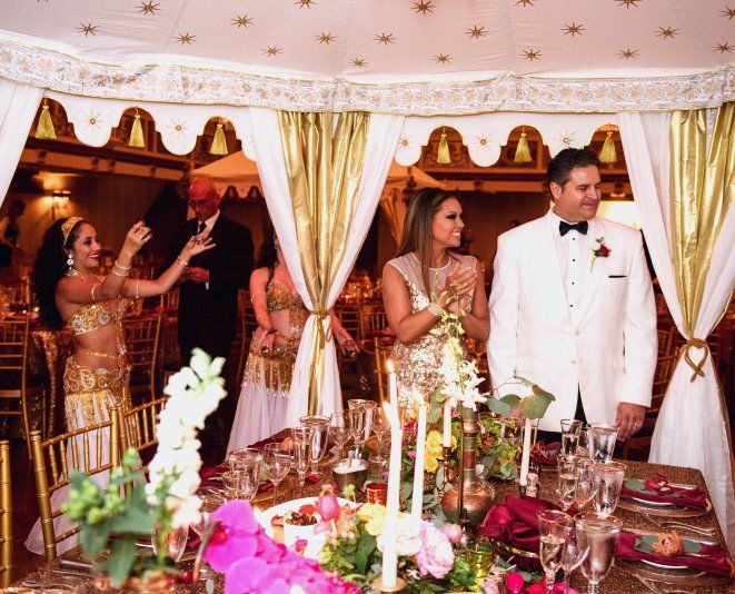 Vanessa Williams' Wedding tent