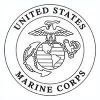 United States Marine Corps emblem: Globe, eagle, anchor inside a circle with 